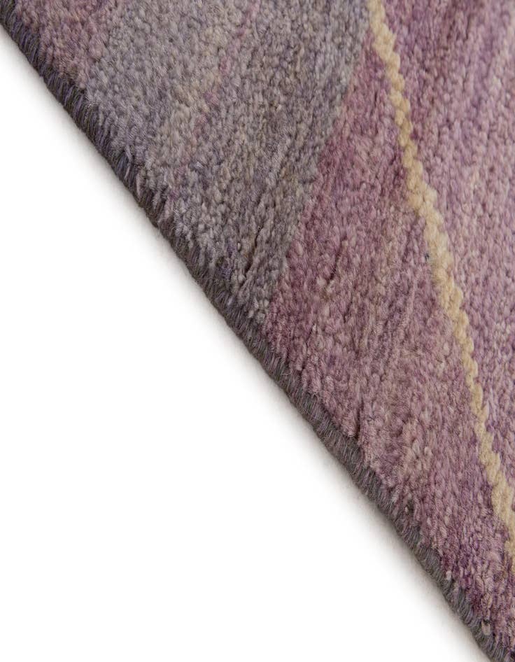 Detail image of  5' 7 x 8'  Hand Knotted Moroccan Wool Rug