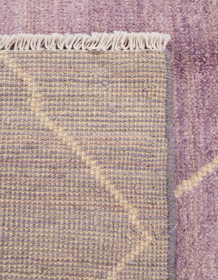 Detail image of  5' 7 x 8'  Hand Knotted Moroccan Wool Rug