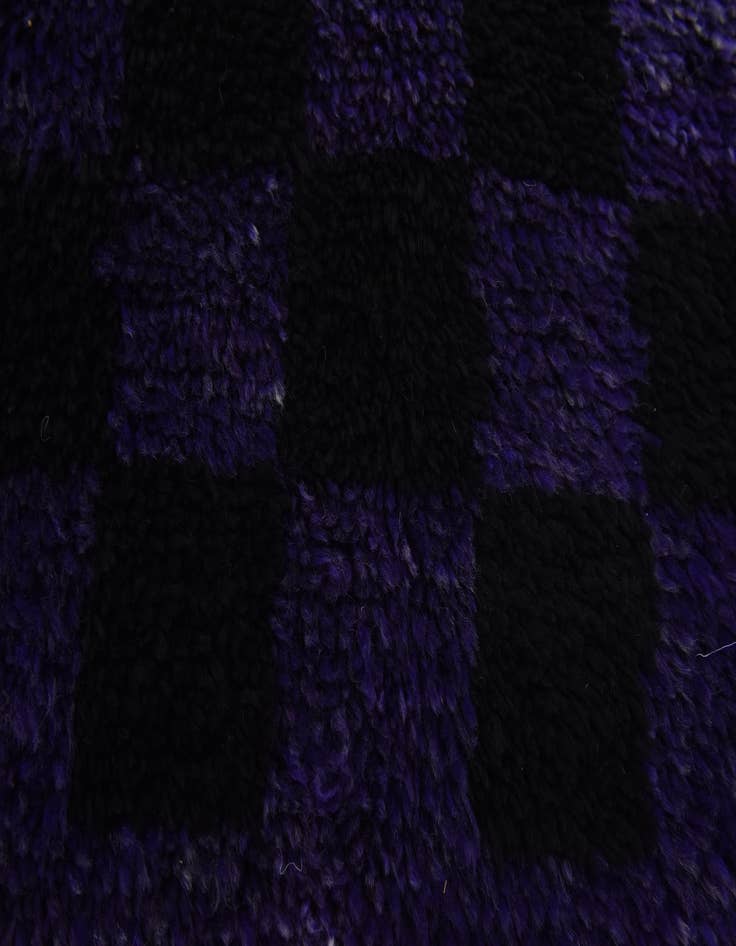 Detail image of  3' 4 x 4' 6  Hand Knotted Moroccan Wool Rug