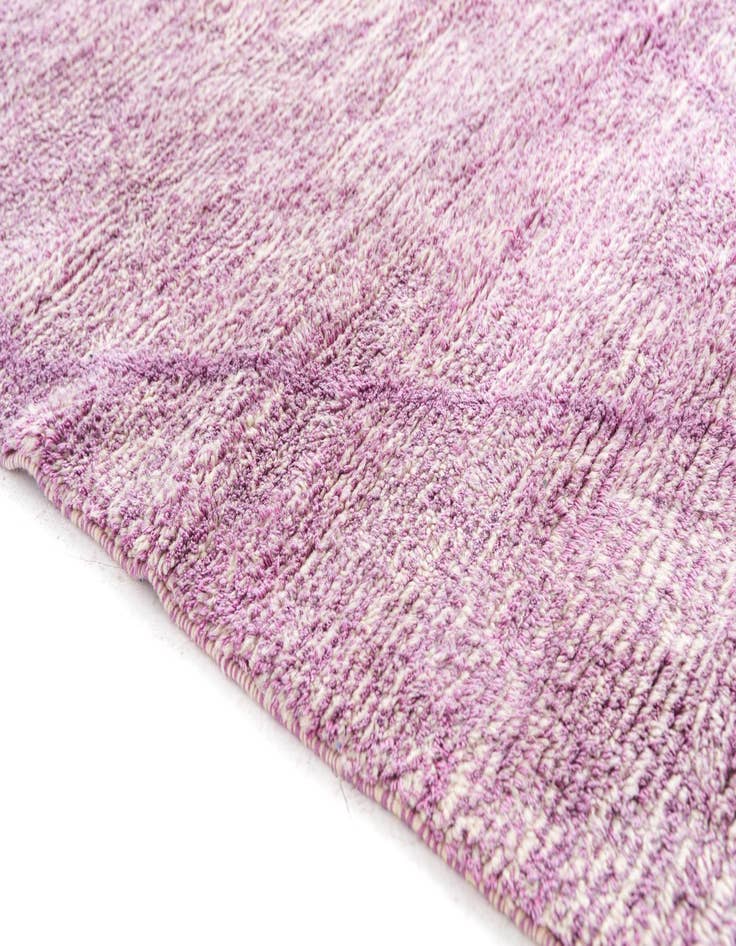 Detail image of  6' 6 x 10'  Hand Knotted Moroccan Wool Rug