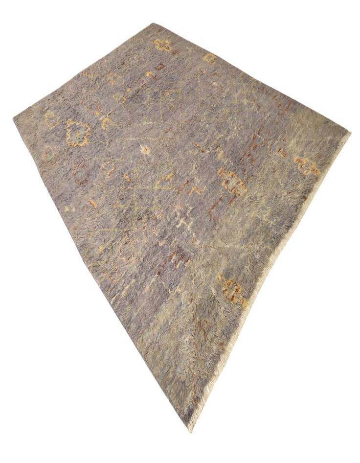 Detail image of  8' x 10' 8  Hand Knotted Moroccan Wool Rug