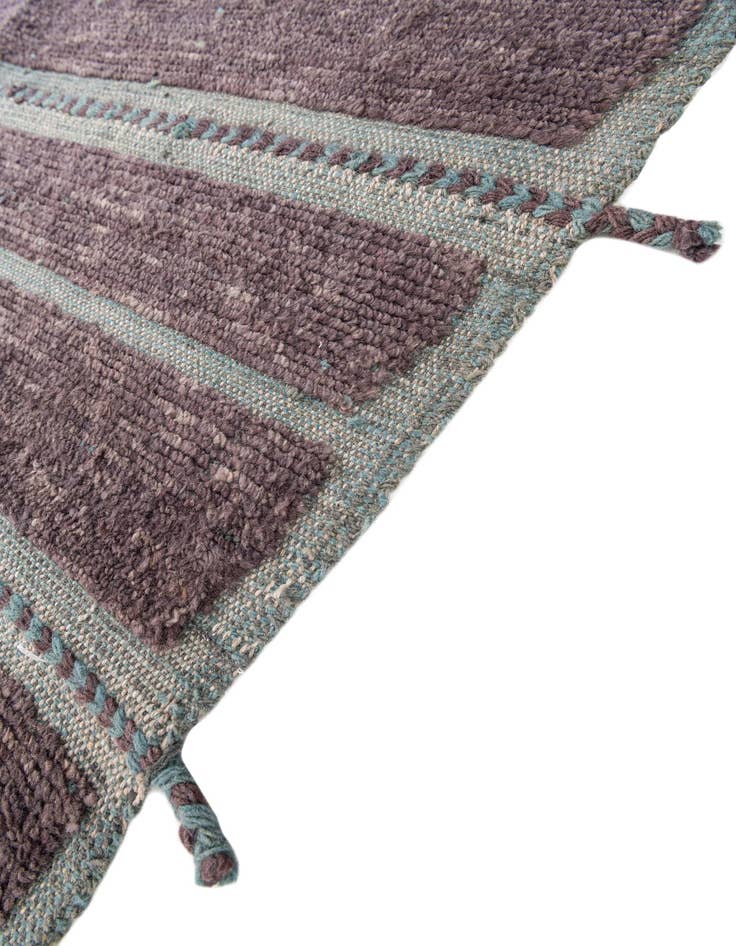 Detail image of  5' 8 x 8' 1  Hand Knotted Moroccan Wool Rug