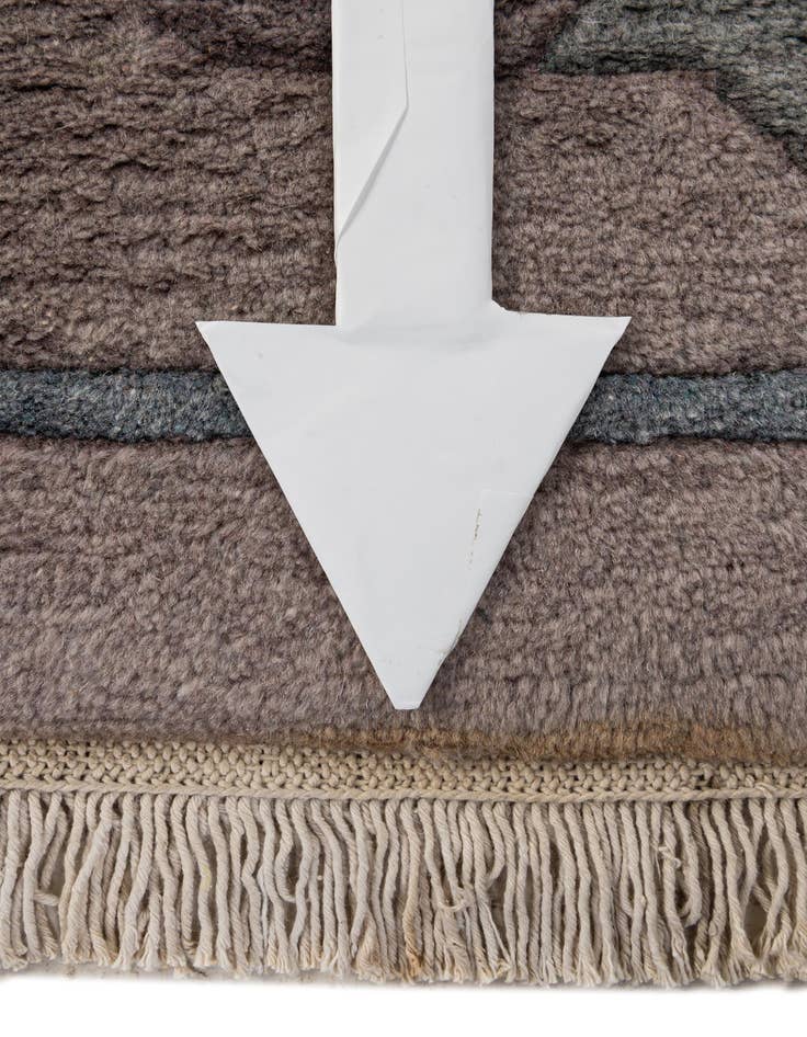 Detail image of  6' 9 x 10'  Hand Knotted Nepal Wool Rug