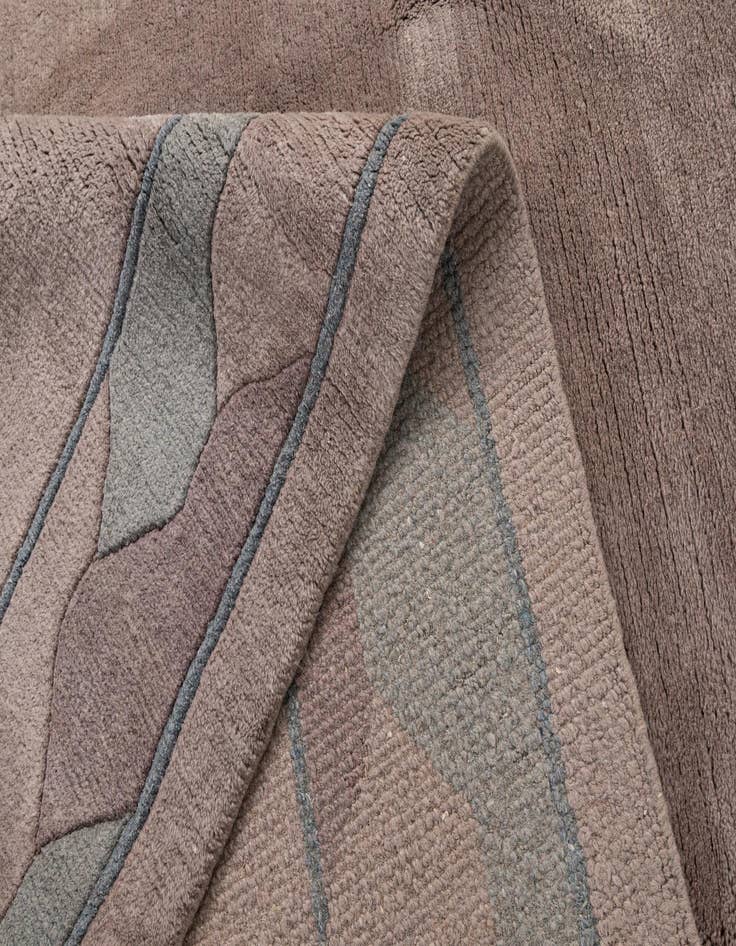 Detail image of  6' 9 x 10'  Hand Knotted Nepal Wool Rug