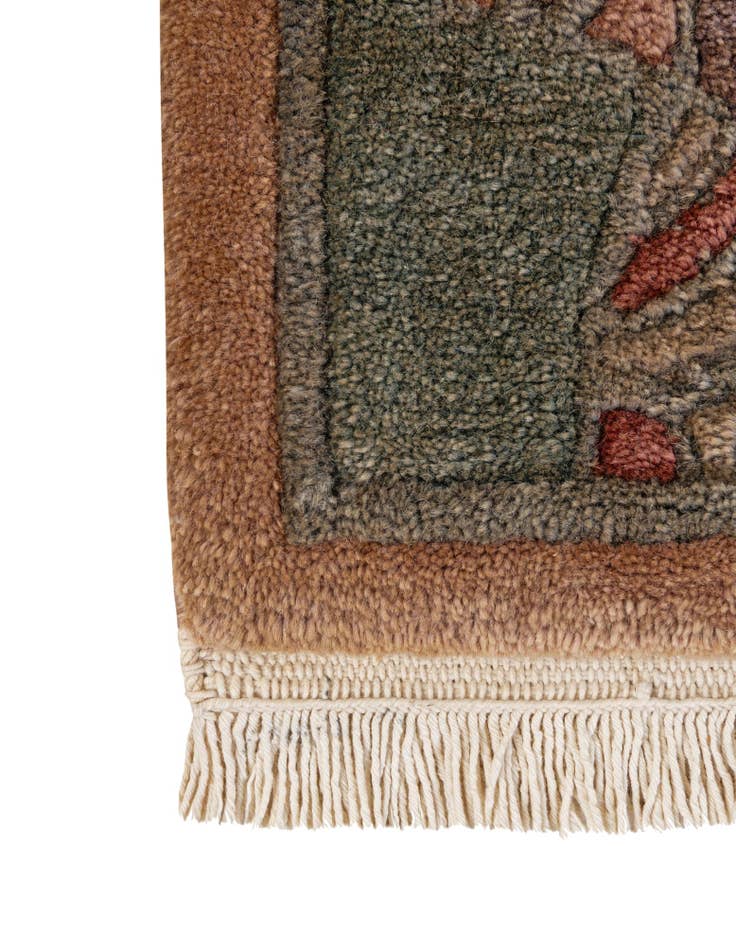 Detail image of  3' 1 x 4' 11  Hand Knotted Nepal Wool Rug