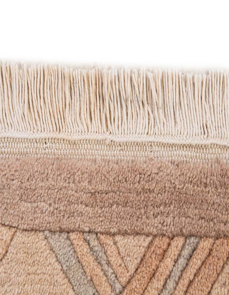 Detail image of  2' 6 x 4' 9  Hand Knotted Nepal Wool Rug