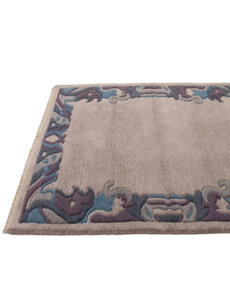 Detail image of  4' x 5' 10  Hand Knotted Nepal Wool Rug