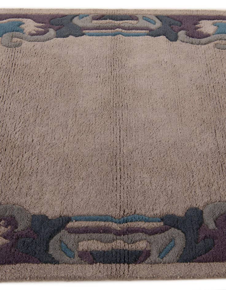Detail image of  4' x 5' 10  Hand Knotted Nepal Wool Rug