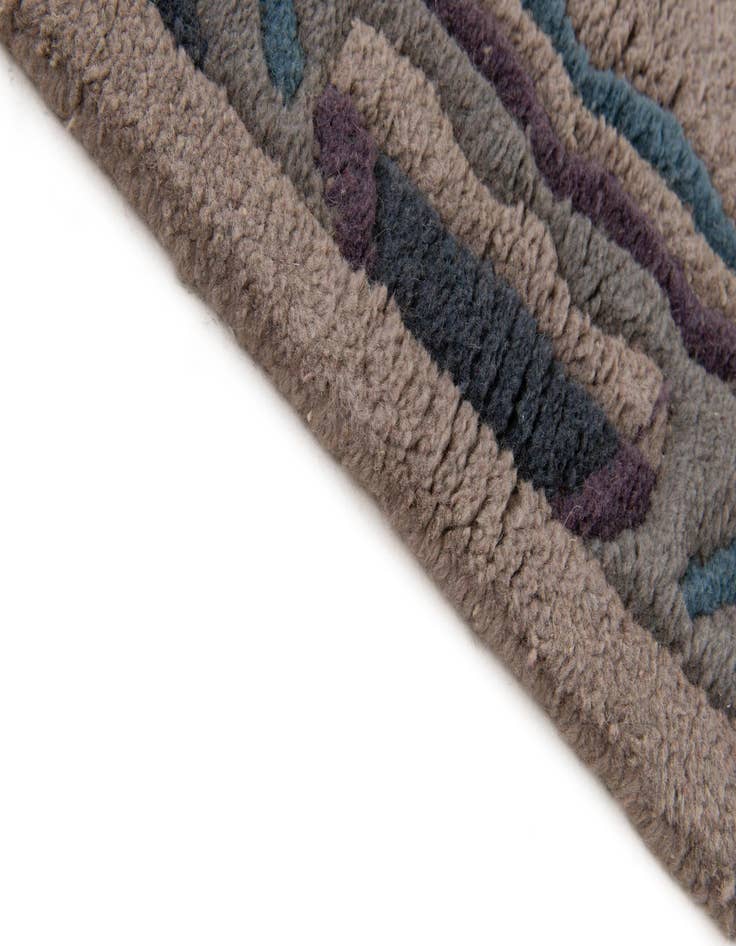 Detail image of  4' x 5' 10  Hand Knotted Nepal Wool Rug