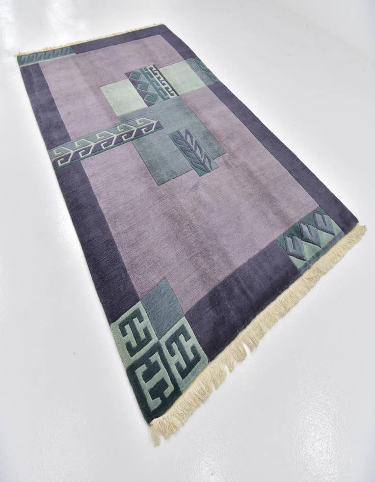 Detail image of  6' 7 x 9' 10  Hand Knotted Nepal Wool Rug