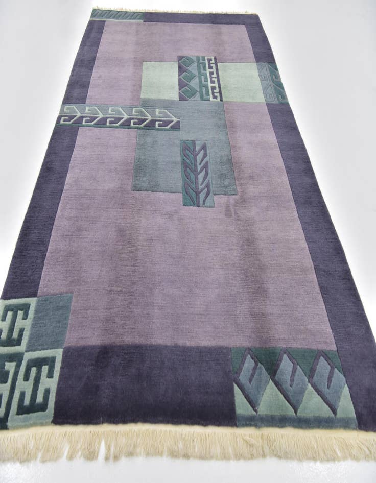 Detail image of  6' 7 x 9' 10  Hand Knotted Nepal Wool Rug
