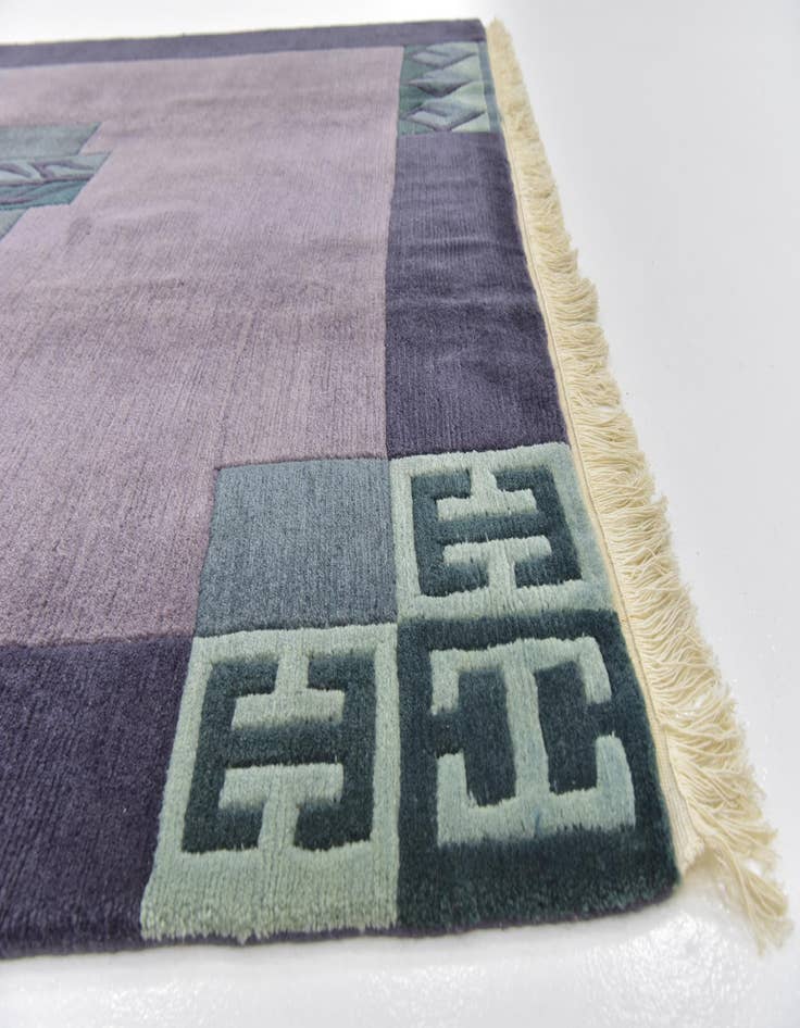 Detail image of  6' 7 x 9' 10  Hand Knotted Nepal Wool Rug