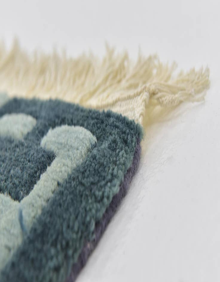 Detail image of  6' 7 x 9' 10  Hand Knotted Nepal Wool Rug