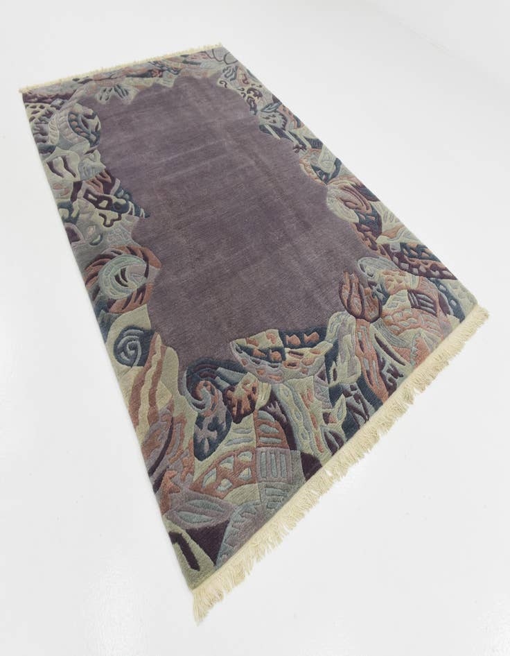 Detail image of  6' 8 x 9' 10  Hand Knotted Nepal Wool Rug