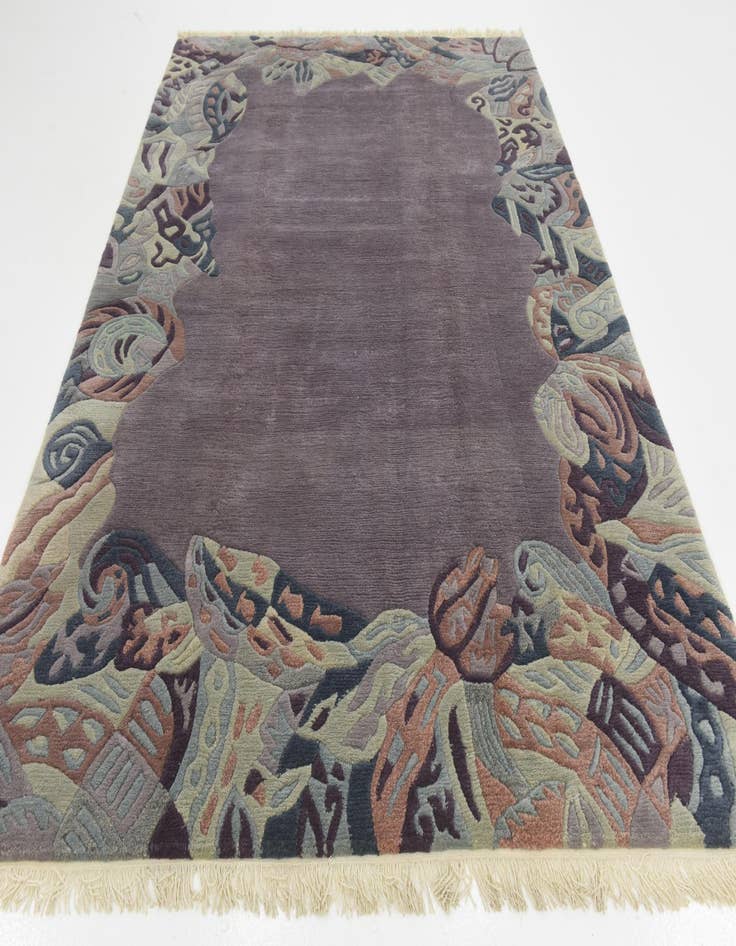 Detail image of  6' 8 x 9' 10  Hand Knotted Nepal Wool Rug