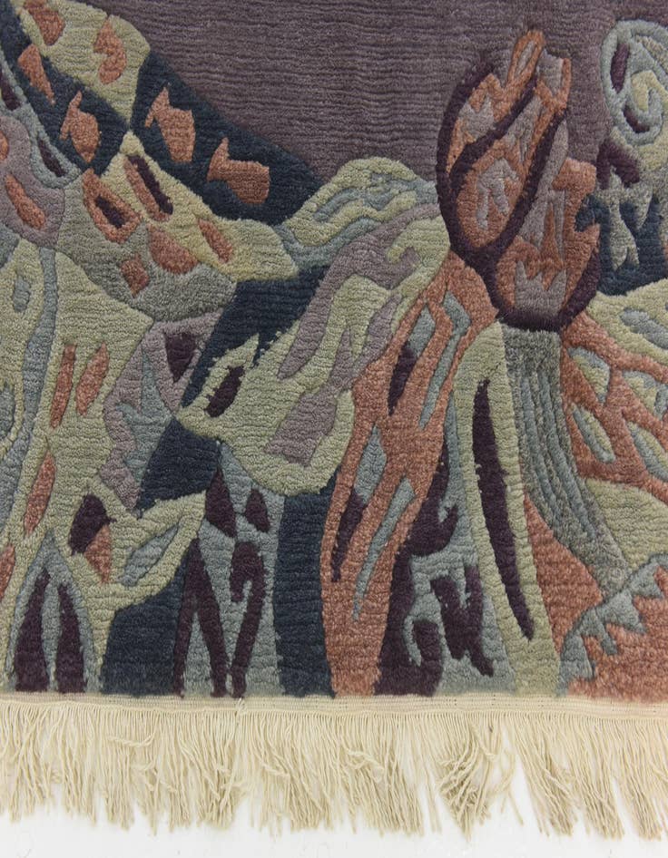 Detail image of  6' 8 x 9' 10  Hand Knotted Nepal Wool Rug
