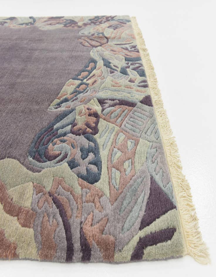 Detail image of  6' 8 x 9' 10  Hand Knotted Nepal Wool Rug