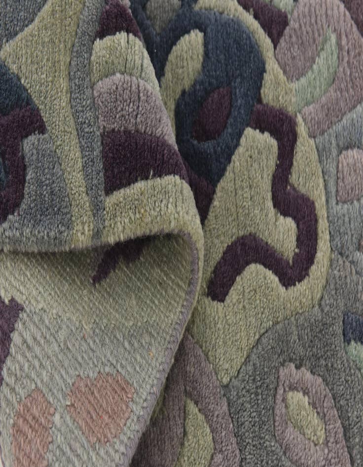 Detail image of  6' 8 x 9' 10  Hand Knotted Nepal Wool Rug