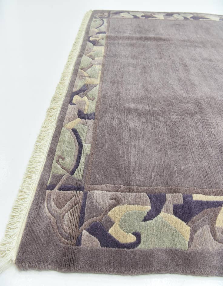 Detail image of  7' 7 x 10' 9  Hand Knotted Nepal Wool Rug