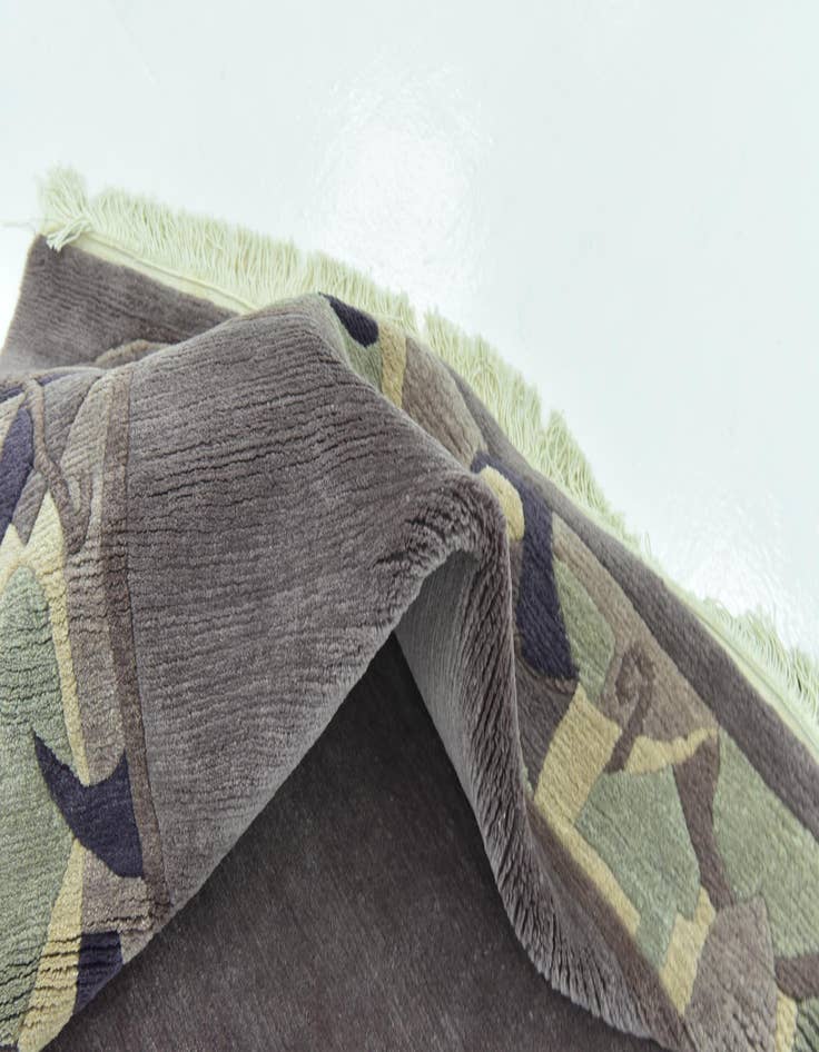 Detail image of  7' 7 x 10' 9  Hand Knotted Nepal Wool Rug