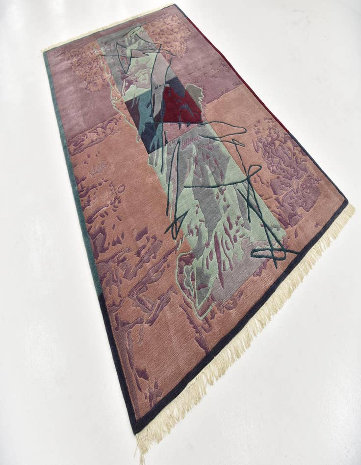 Detail image of  6' 8 x 9' 10  Hand Knotted Nepal Wool Rug