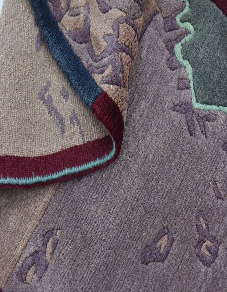 Detail image of  6' 8 x 9' 10  Hand Knotted Nepal Wool Rug