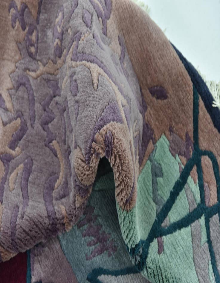 Detail image of  6' 8 x 9' 10  Hand Knotted Nepal Wool Rug