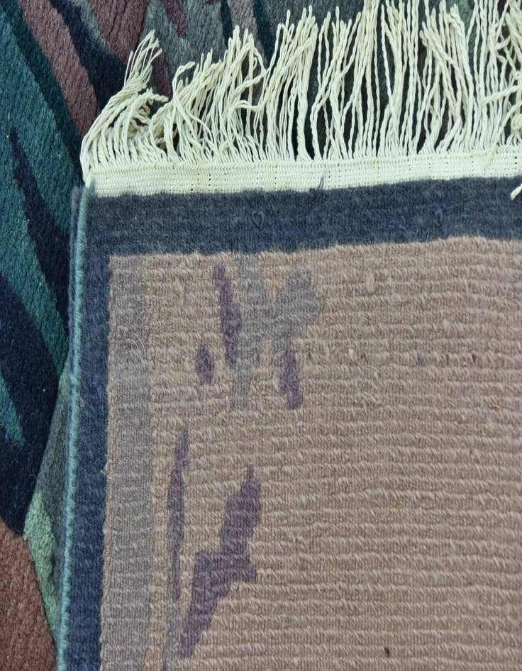 Detail image of  6' 8 x 9' 10  Hand Knotted Nepal Wool Rug