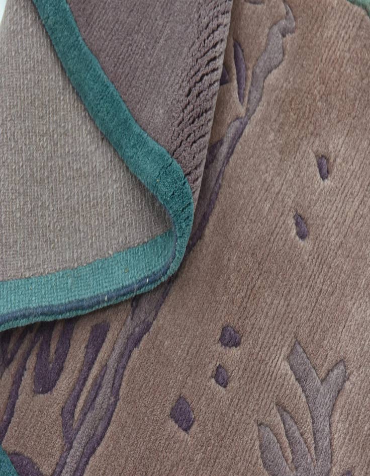 Detail image of  6' 8 x 9' 7  Hand Knotted Nepal Wool Rug