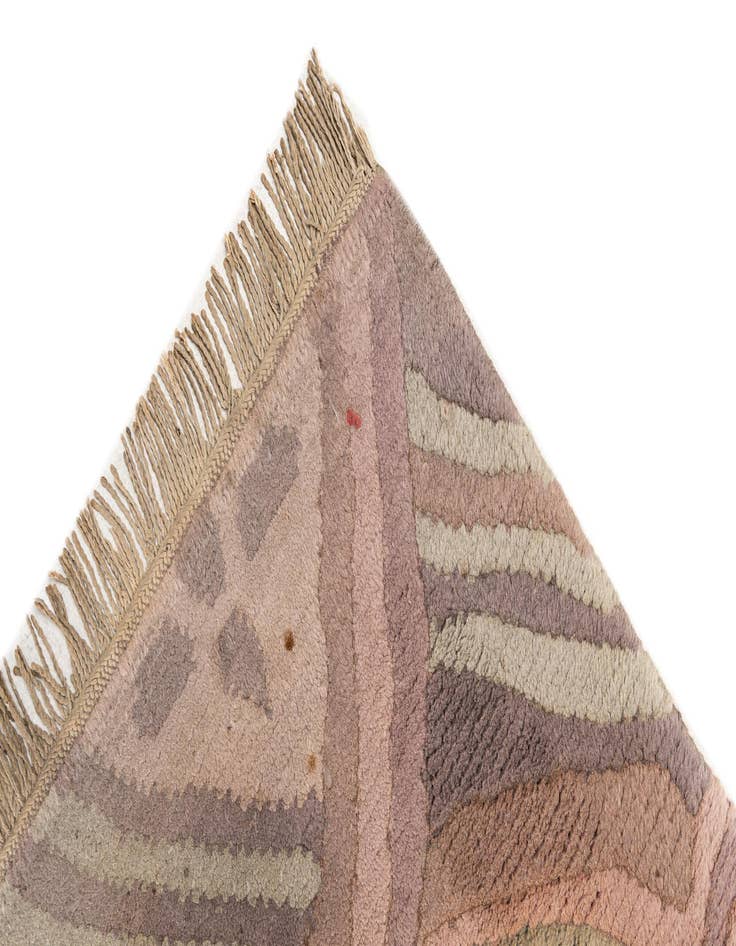 Detail image of  6' 6 x 9' 11  Hand Knotted Nepal Wool Rug