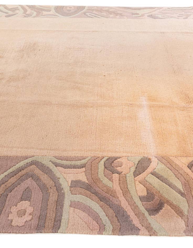 Detail image of  6' 6 x 9' 11  Hand Knotted Nepal Wool Rug