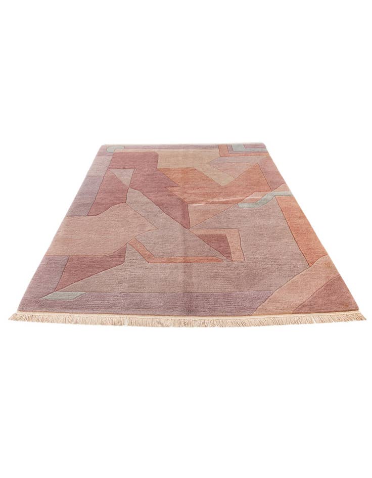 Detail image of  5' 7 x 7' 11  Hand Knotted Nepal Wool Rug