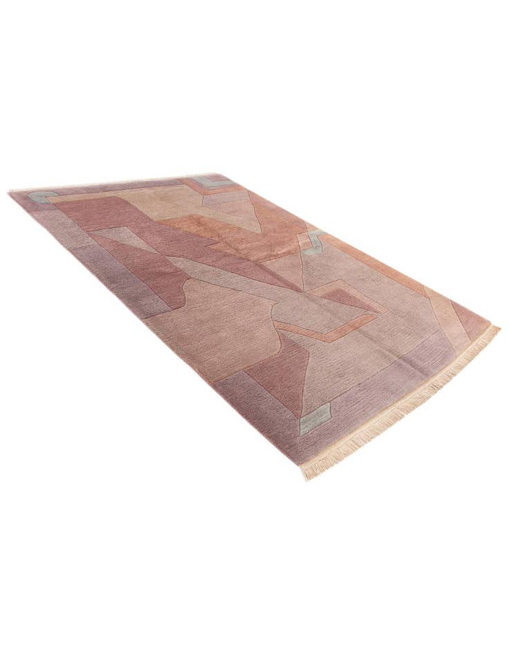 Detail image of  5' 7 x 7' 11  Hand Knotted Nepal Wool Rug