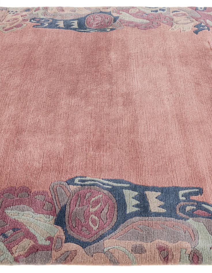 Detail image of  4' 2 x 5' 10  Hand Knotted Nepal Wool Rug