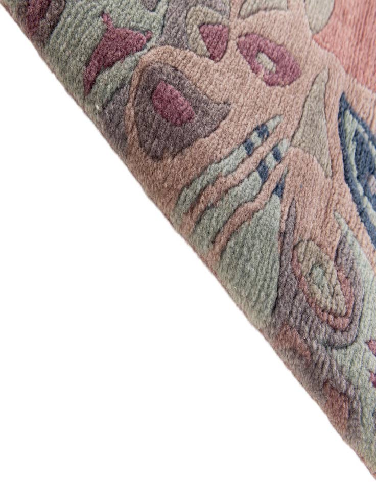 Detail image of  4' 2 x 5' 10  Hand Knotted Nepal Wool Rug