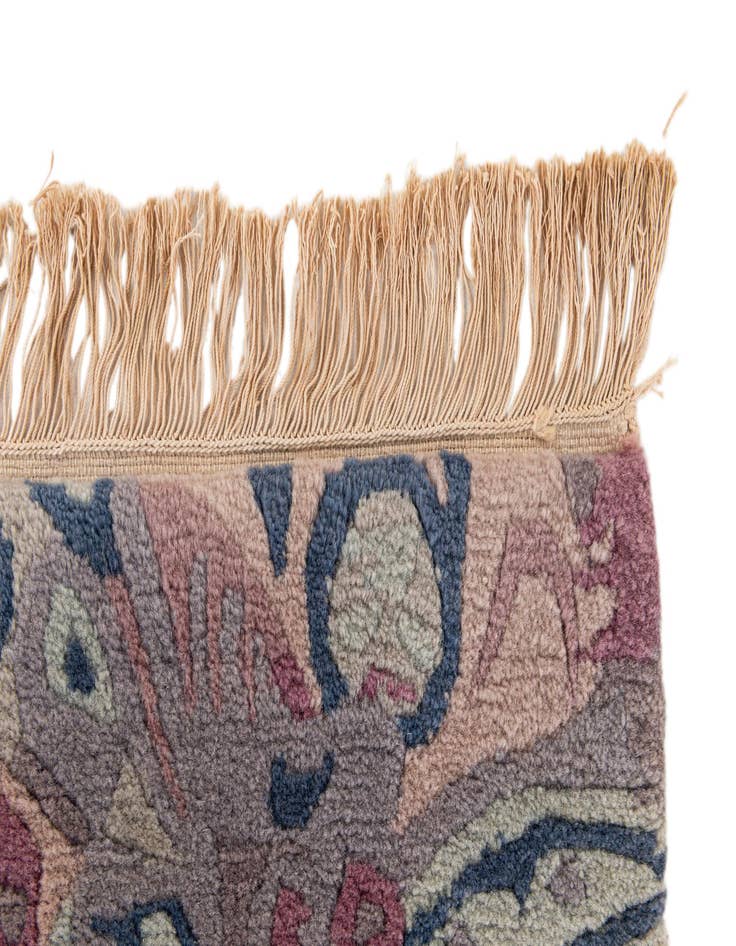 Detail image of  4' 2 x 5' 10  Hand Knotted Nepal Wool Rug