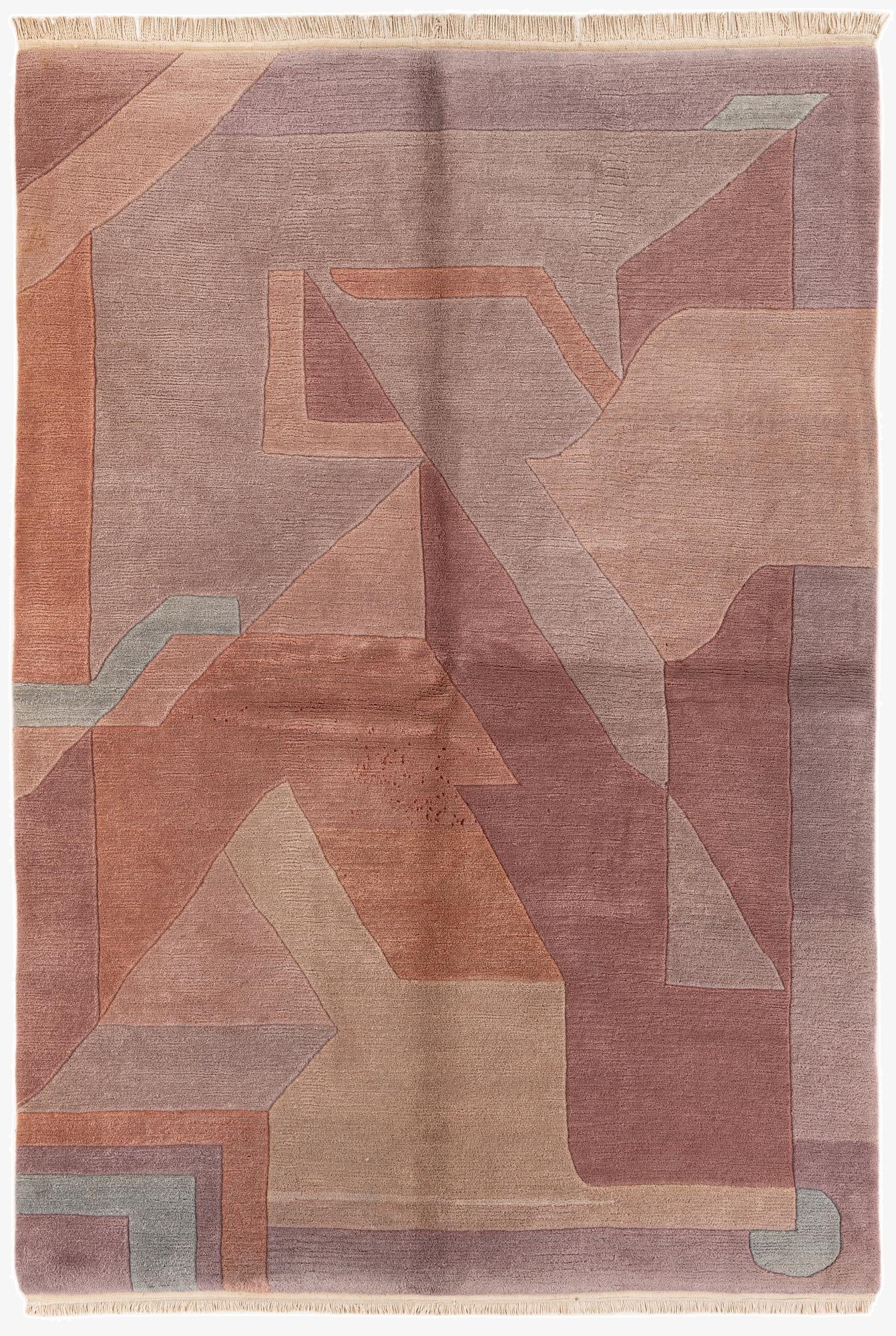  5' 7 x 7' 11  Hand Knotted Nepal Wool Rug