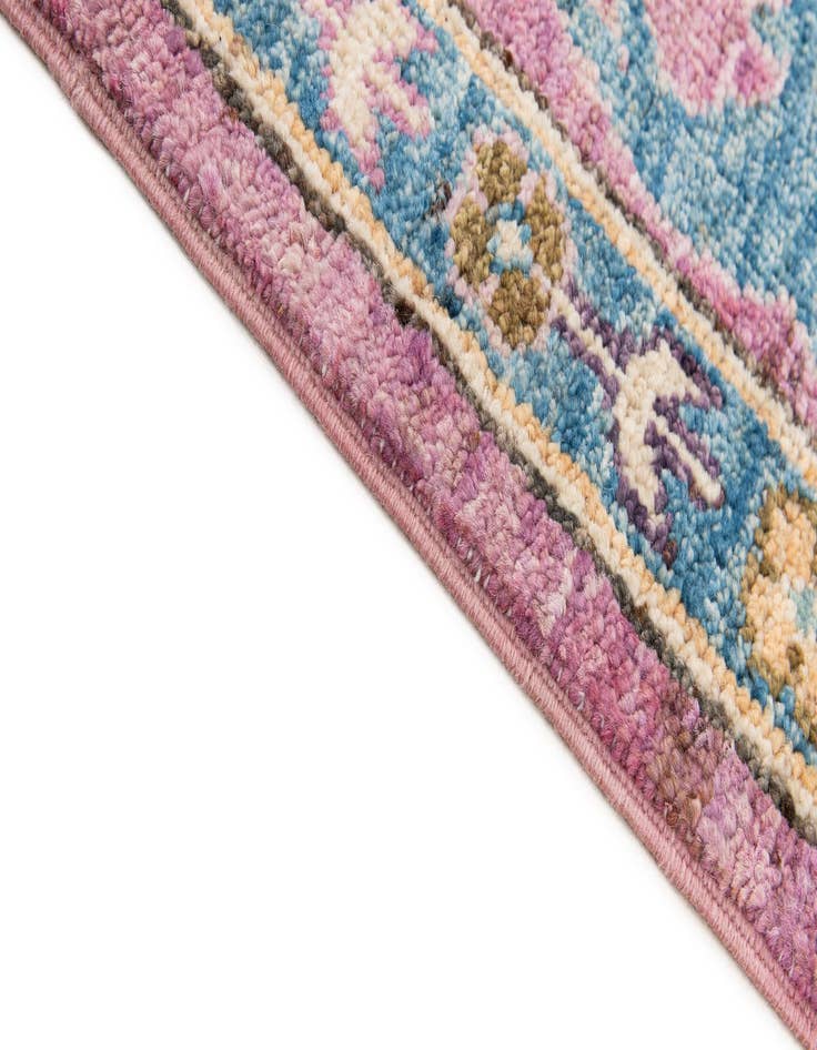 Detail image of  8' x 9' 9  Hand Knotted Oushak Wool Rug