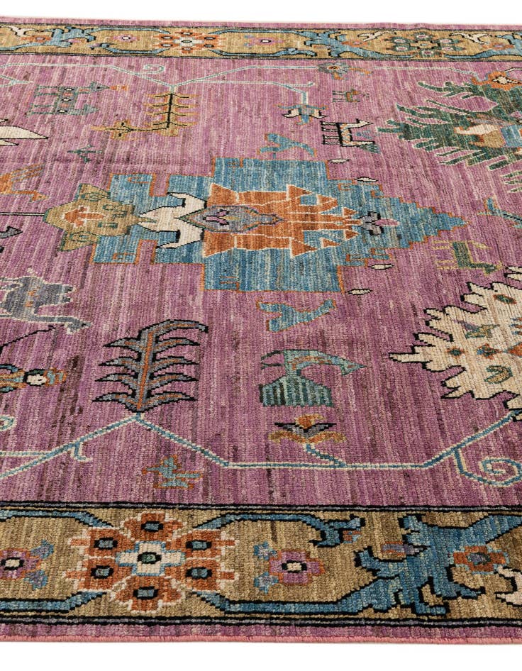 Detail image of  8' 3 x 9' 10  Hand Knotted Oushak Wool Rug