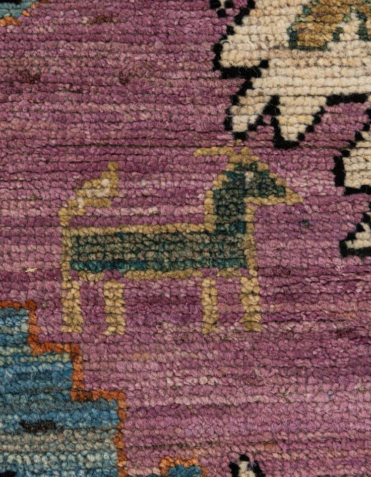 Detail image of  8' 3 x 9' 10  Hand Knotted Oushak Wool Rug