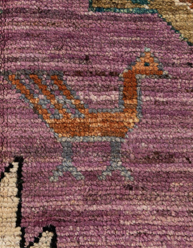 Detail image of  8' 3 x 9' 10  Hand Knotted Oushak Wool Rug