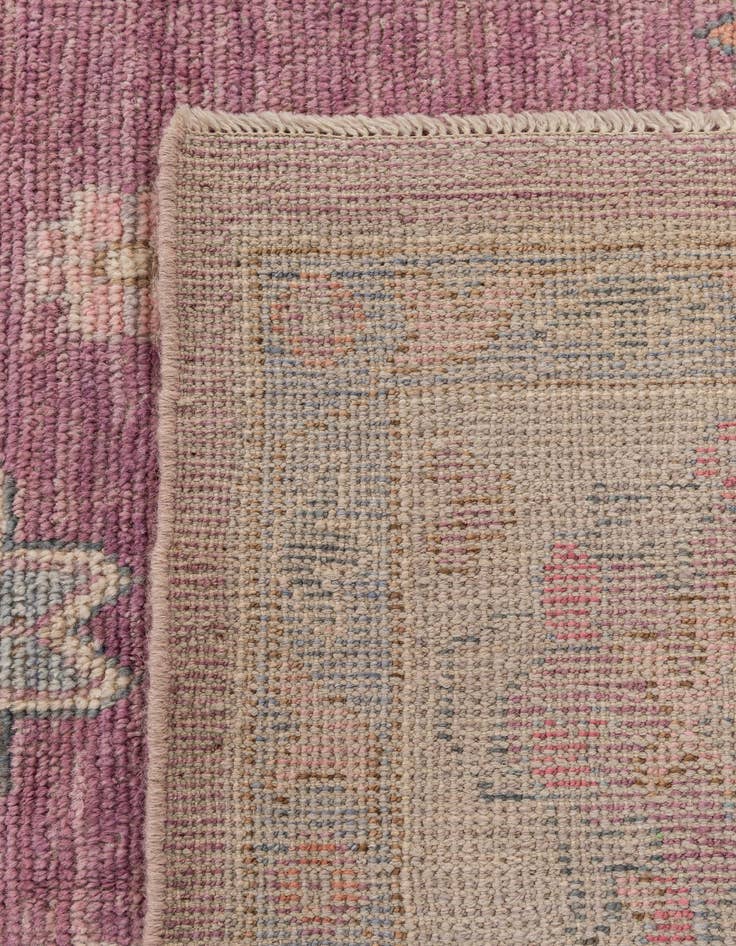 Detail image of  10' 3 x 14' 1  Hand Knotted Oushak Wool Rug