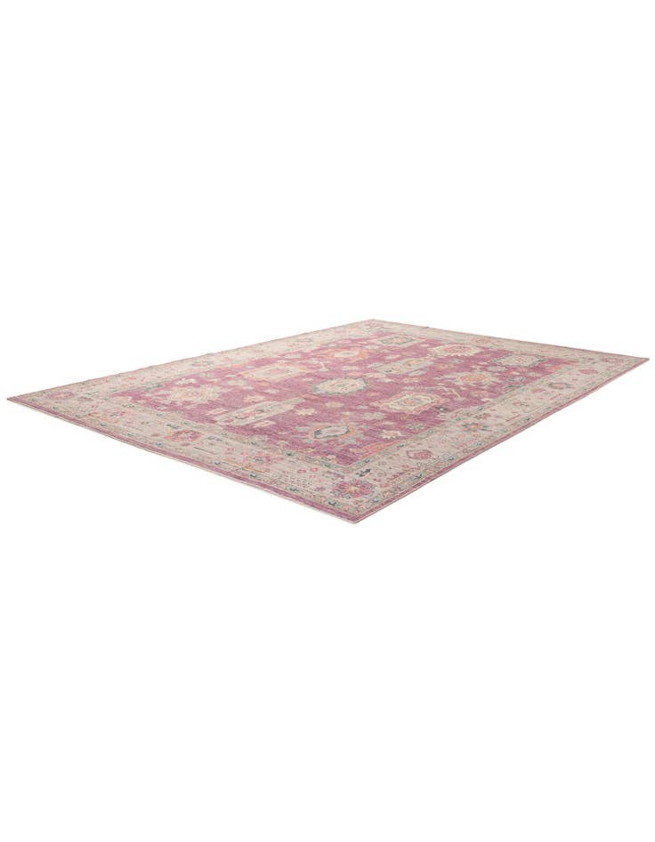 Detail image of  10' 3 x 14' 1  Hand Knotted Oushak Wool Rug