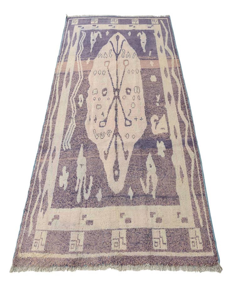 Detail image of  8' 1 x 10' 10  Hand Knotted Oushak Wool Rug