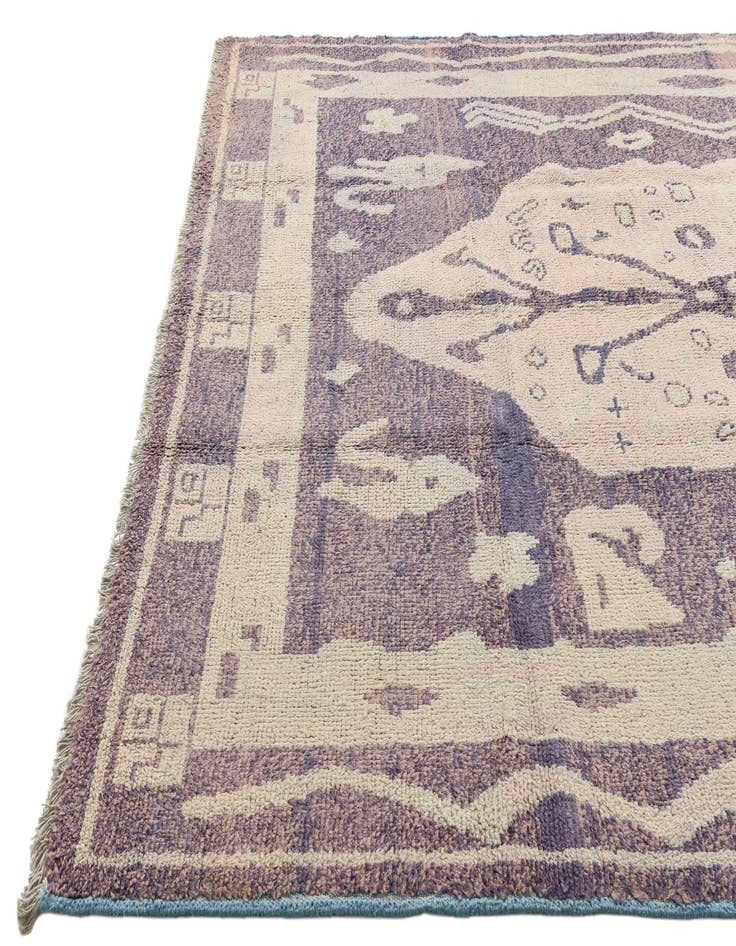 Detail image of  8' 1 x 10' 10  Hand Knotted Oushak Wool Rug