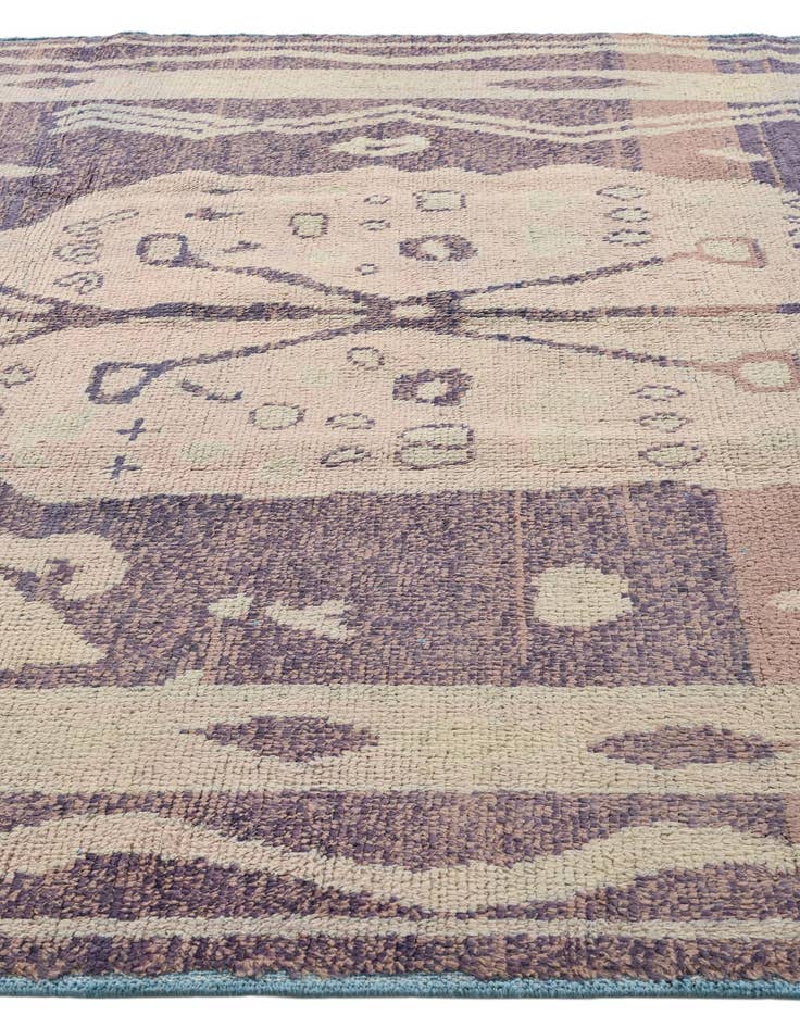 Detail image of  8' 1 x 10' 10  Hand Knotted Oushak Wool Rug