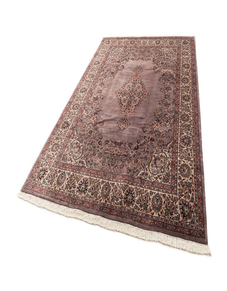 Detail image of  7' 10 x 10' 10  Hand Knotted Sarough Wool Rug