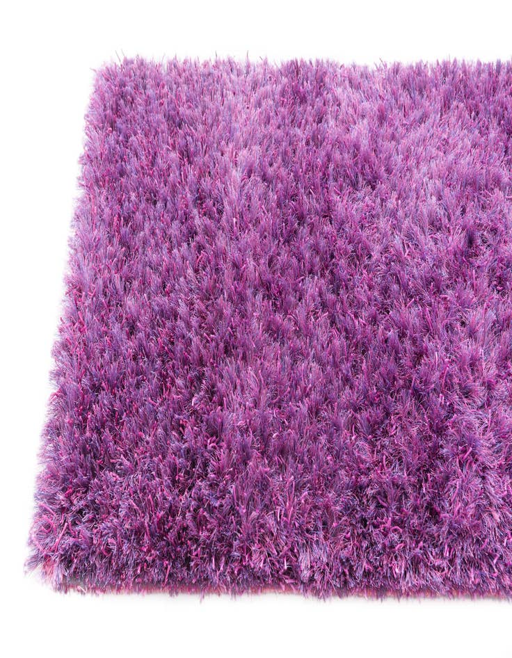 Detail image of  2' 9 x 4' 7  Hand Knotted Solid Shag Oriental Rug