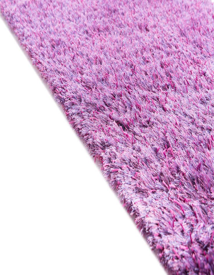 Detail image of  3' 2 x 5' 5  Hand Knotted Solid Shag Oriental Rug