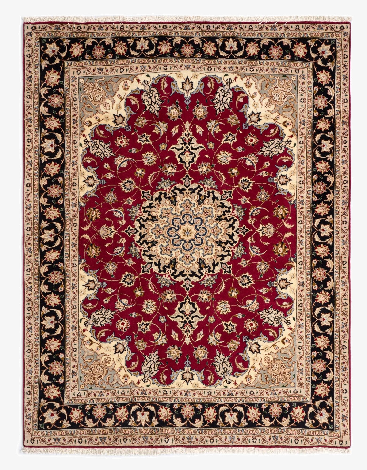  5' 1 x 6' 7 Tabriz Rug